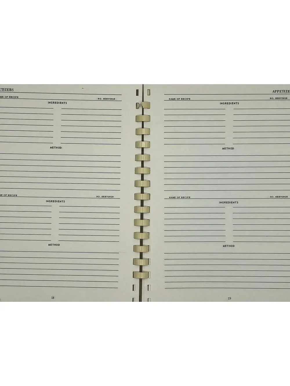 Vintage 1964 Cookbook: My Favorite Recipes, Spiral Bound Recipe Keeper
